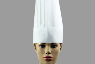 Mũ đầu bếp bằng giấy cao 28cm ngang 30cm bền đẹp giá rẻ